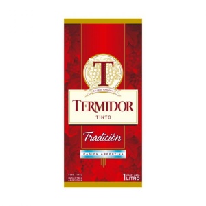 Termidor tinto caja x 1l.